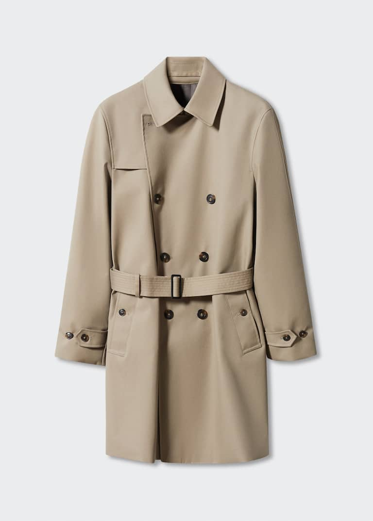 Classic water-repellent trench coat