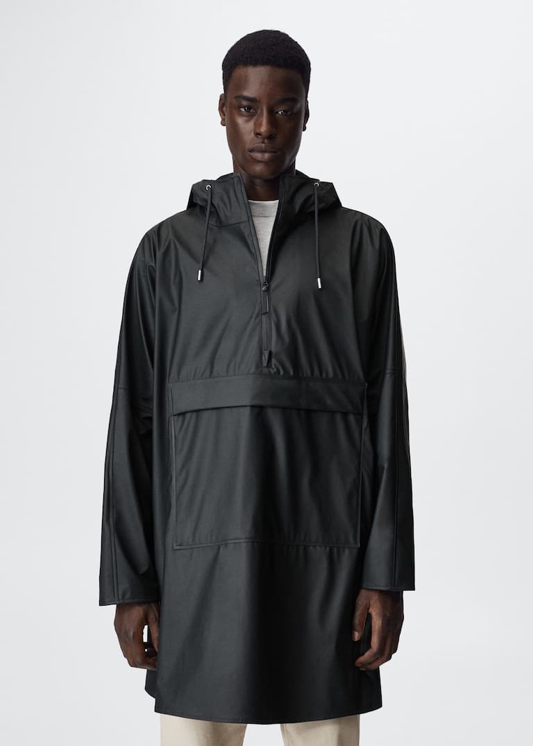 Packable raincoat