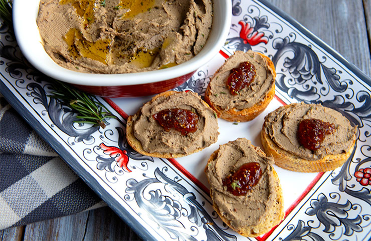 Italian pate bruschetta