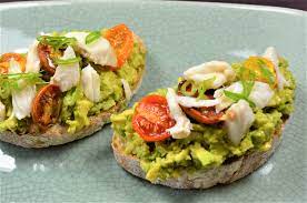 CRAB and AVOCADO BRUSCHETTA